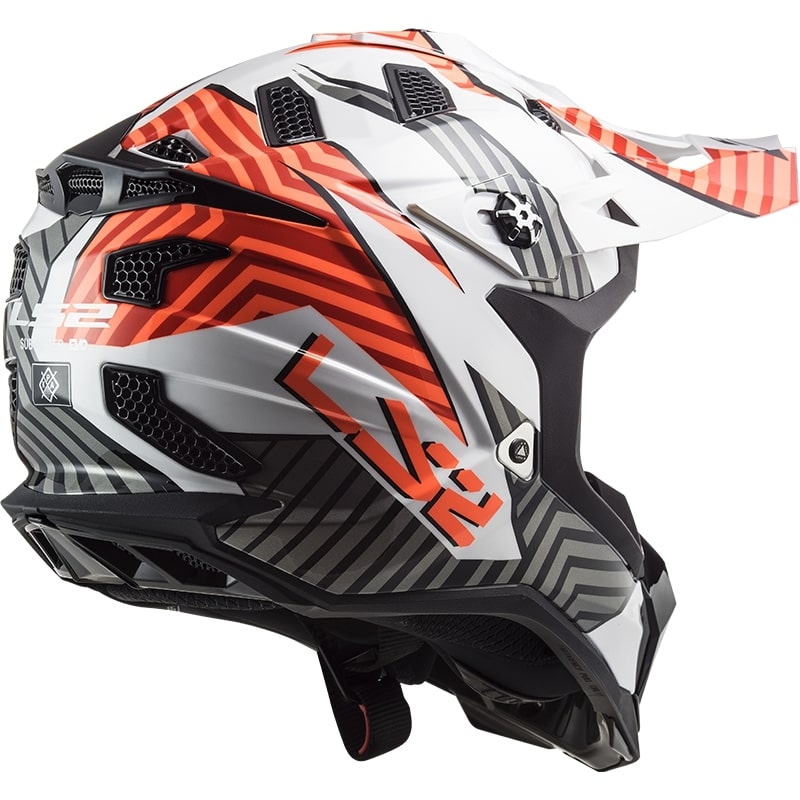 Motocross kaciga LS2 MX700 Subverter Astro bijelo-narančasta