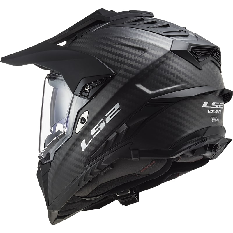 Enduro kaciga LS2 MX701 Explorer C Solid Carbon black mat