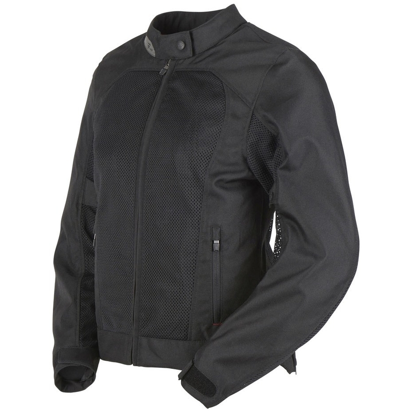 Ženska motoristička jakna Furygan Genesis Mistral Lady Evo 2 crna