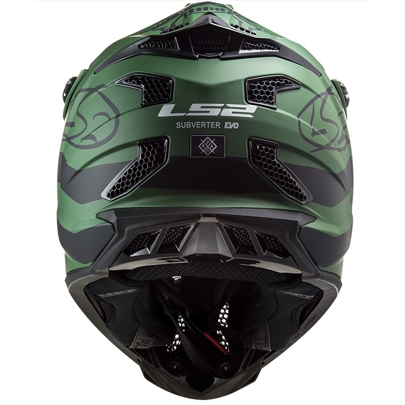 Motocross kaciga LS2 MX700 Subverter Cargo zelena mat