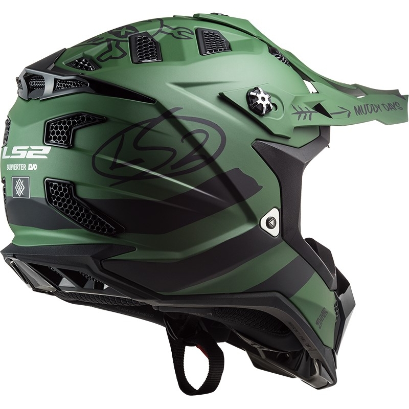Motocross kaciga LS2 MX700 Subverter Cargo zelena mat