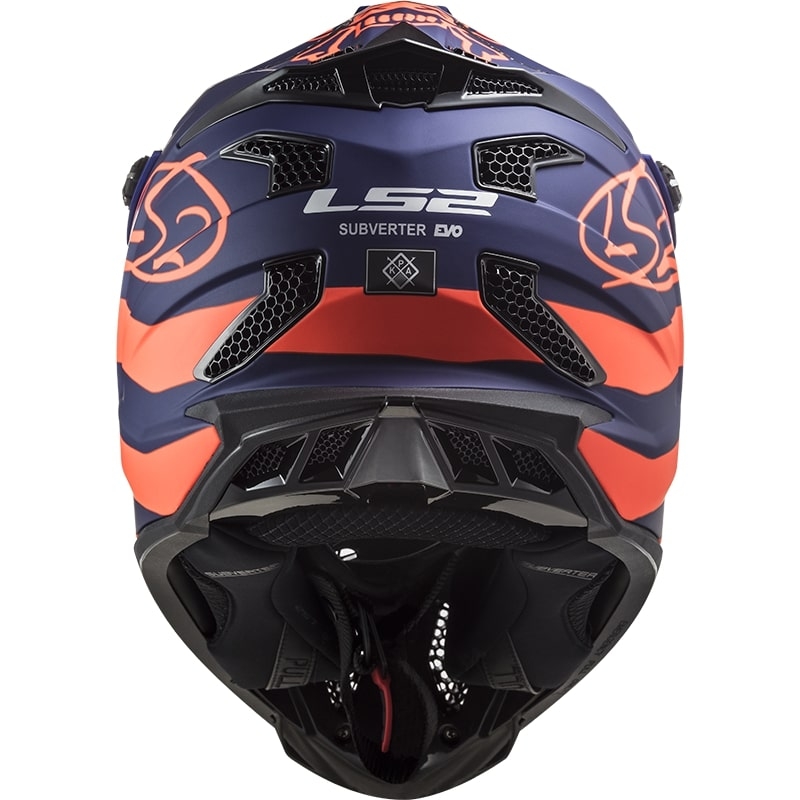 Motocross kaciga LS2 MX700 Subverter Cargo plavo-fluo narančasta mat