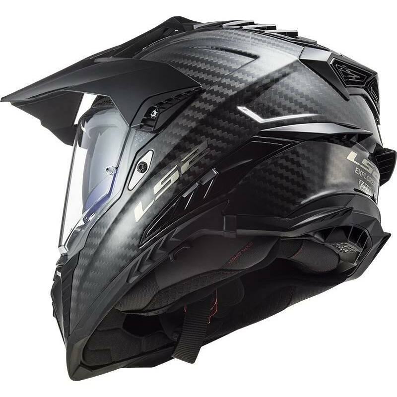 Enduro kaciga LS2 MX701 Explorer C Carbon black glossy