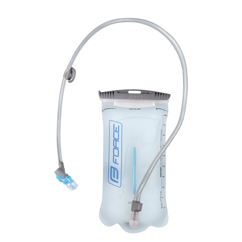 Biciklistički ruksak FORCE Twin Plus 14 l sivo-plavi s hidro vrećom rasprodaja