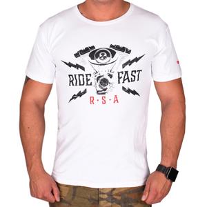 RSA Ride Fast majica kratkih rukava bijela