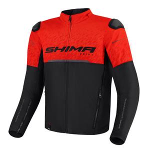 Motociklistička jakna Shima Drift crno-crvena