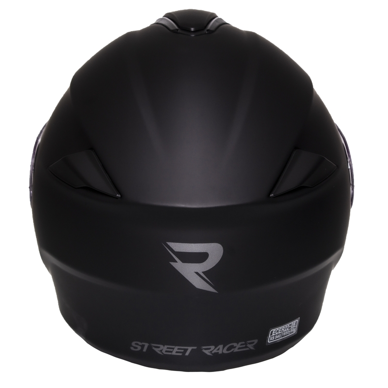 Motociklistička kaciga na preklop Street Racer Ranger crna mat
