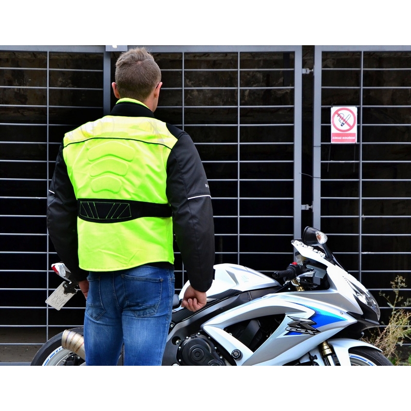 Motociklističke jakne RSA Airforce Black-Fluo Yellow rasprodaja