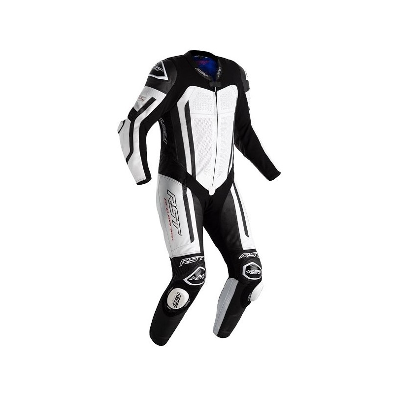 RST Pro Series Airbag Jednodijelno motociklističko odijelo Crno bijelo rasprodaja