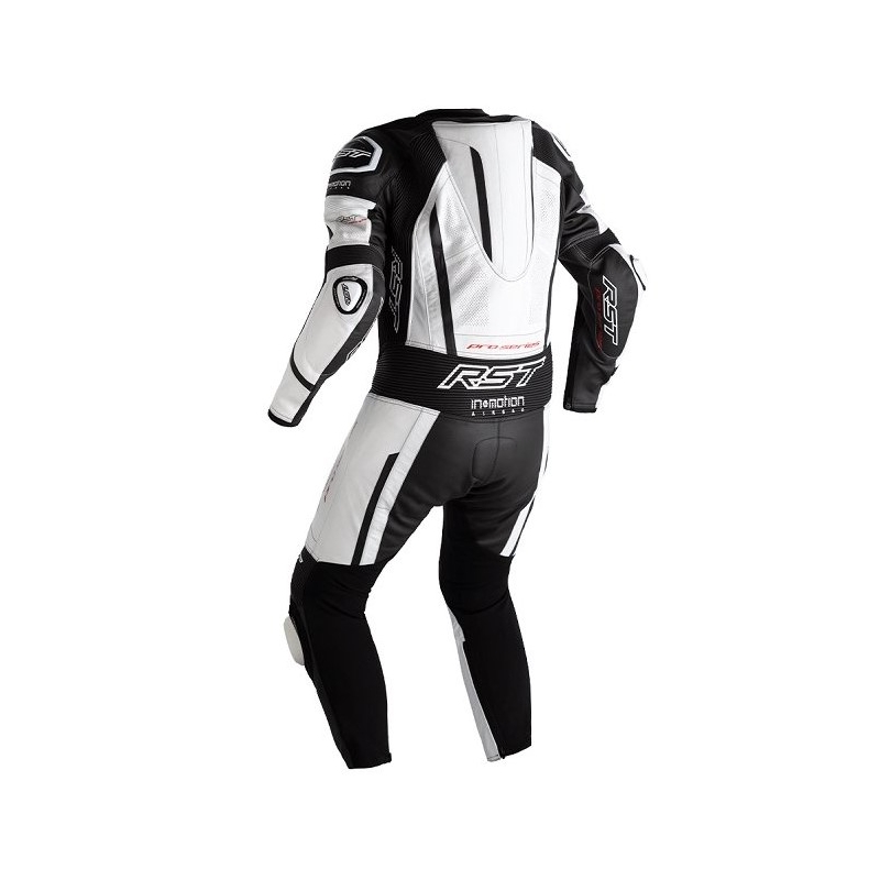 RST Pro Series Airbag Jednodijelno motociklističko odijelo Crno bijelo rasprodaja