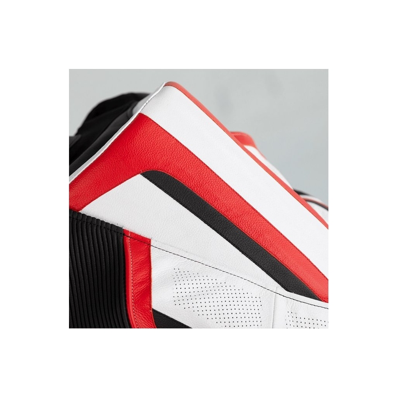 RST Pro Series Airbag jednodijelno motociklističko odijelo crno-bijelo-crveno rasprodaja