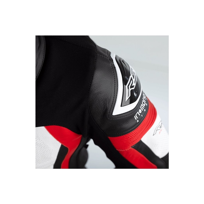 RST Pro Series Airbag jednodijelno motociklističko odijelo crno-bijelo-crveno rasprodaja