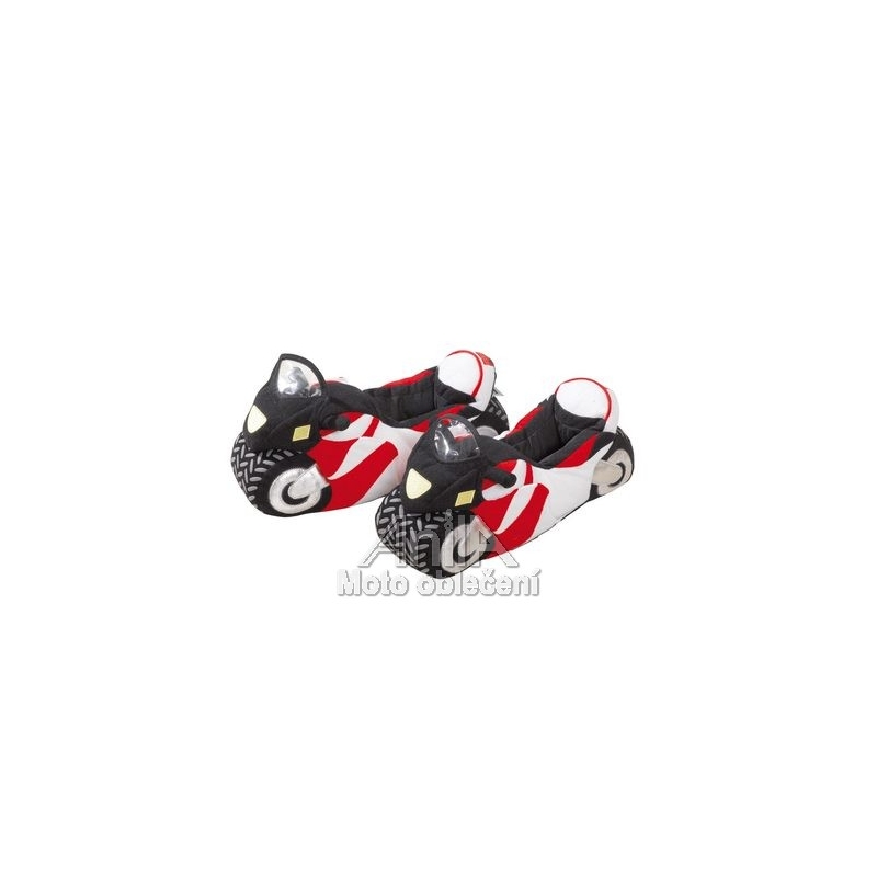 Moto papuče ve stylu sportovní motorky