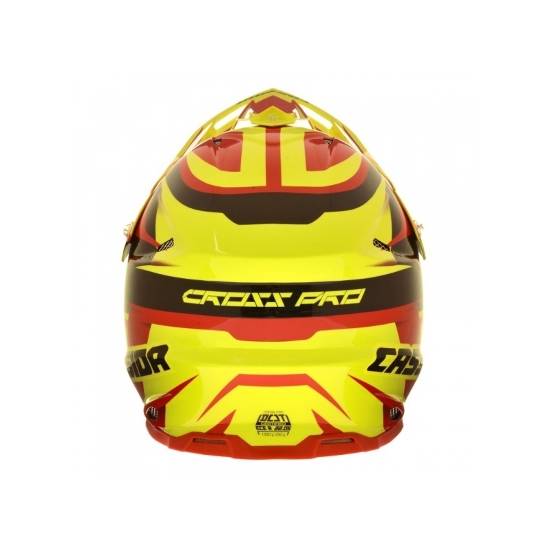 Cassida Cross Pro Motocross kaciga - crvena/žuta/crna rasprodaja