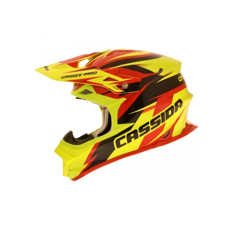Cassida Cross Pro Motocross kaciga - crvena/žuta/crna rasprodaja