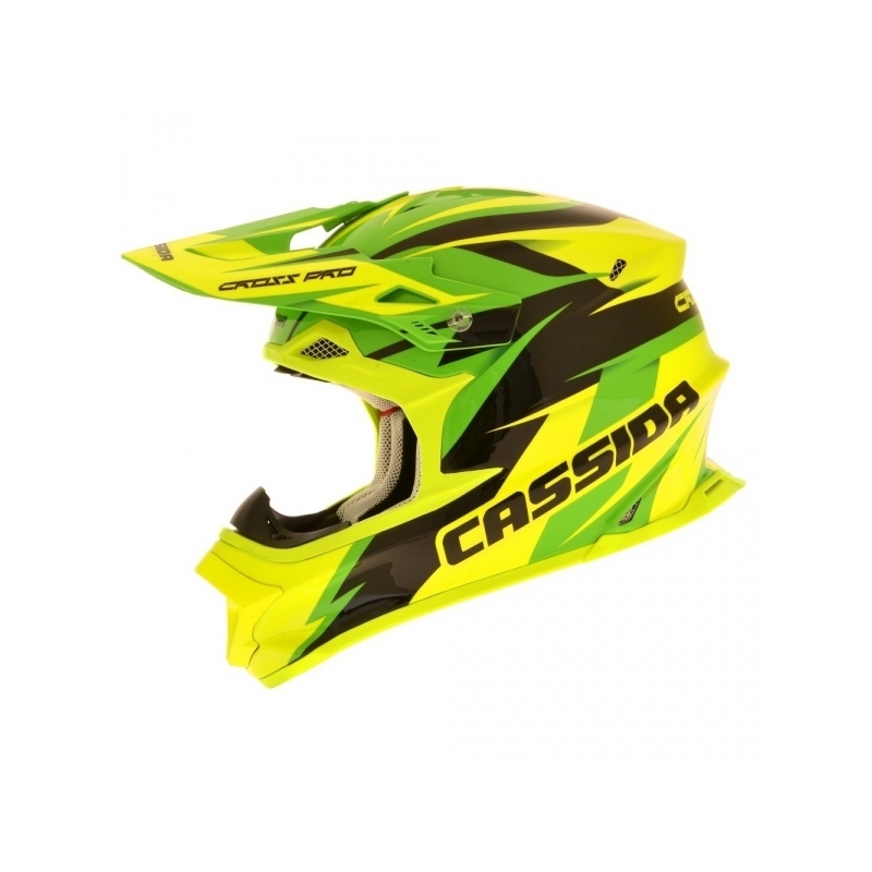 Cassida Cross Pro Motocross kaciga - zelena/žuta/crna