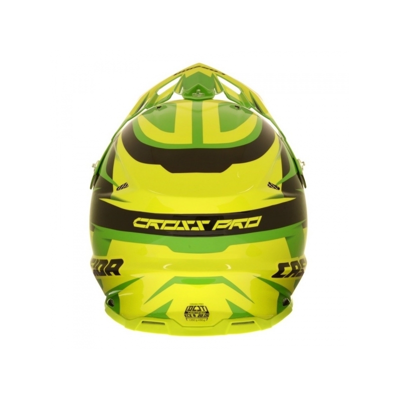 Cassida Cross Pro Motocross kaciga - zelena/žuta/crna