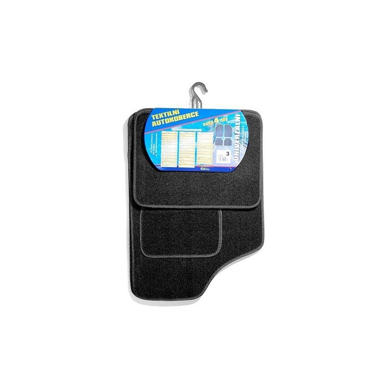 Tepisi tekstilni UNI 4kom vel.3. crno