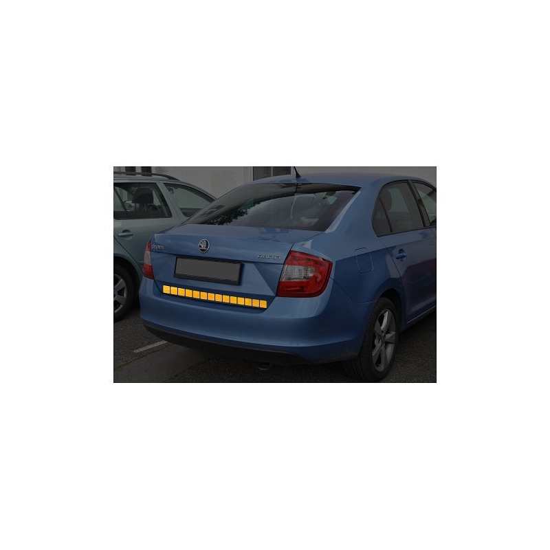 Samoljepljiva reflektirajuća traka podijeljena 1m x 5cm žuta