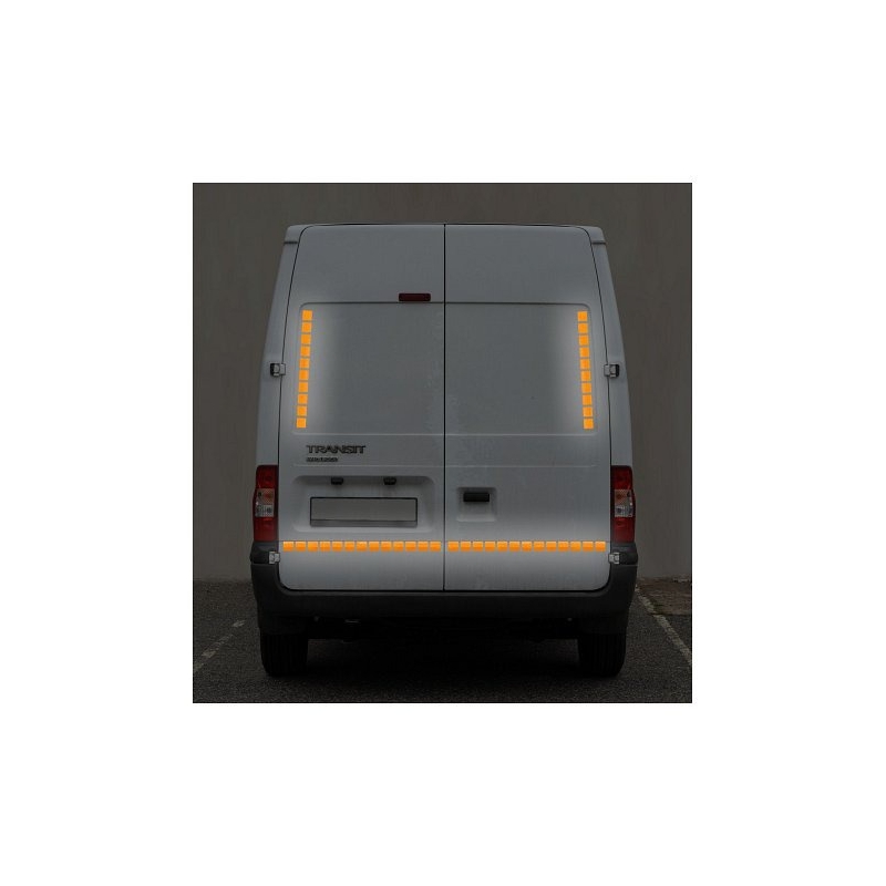 Samoljepljiva reflektirajuća traka podijeljena 1m x 5cm žuta