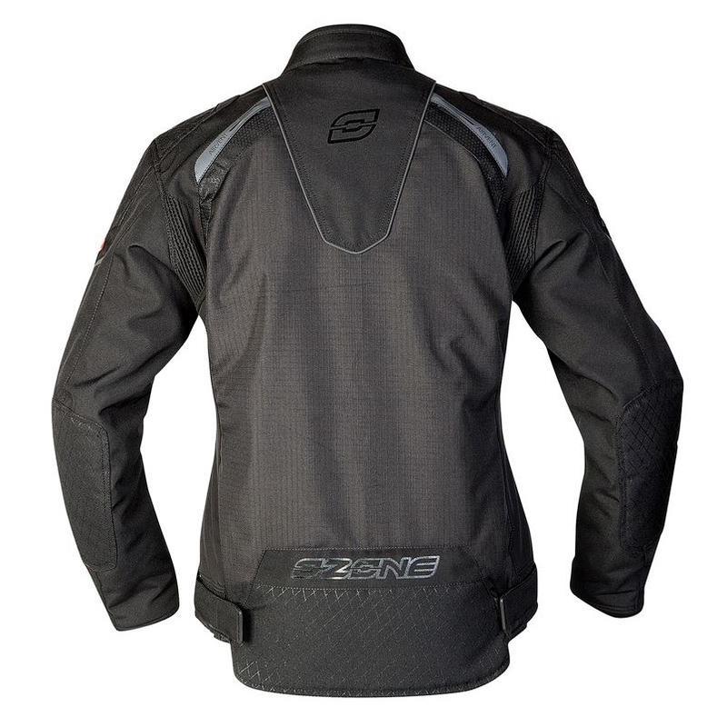 Ženska motoristička jakna Ozone Edge Evo Lady - crna