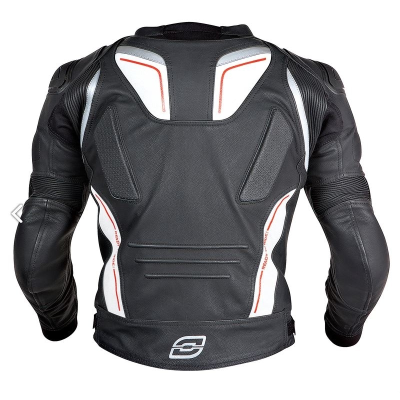 Motociklistička jakna Ozone Grip - crno/bijela