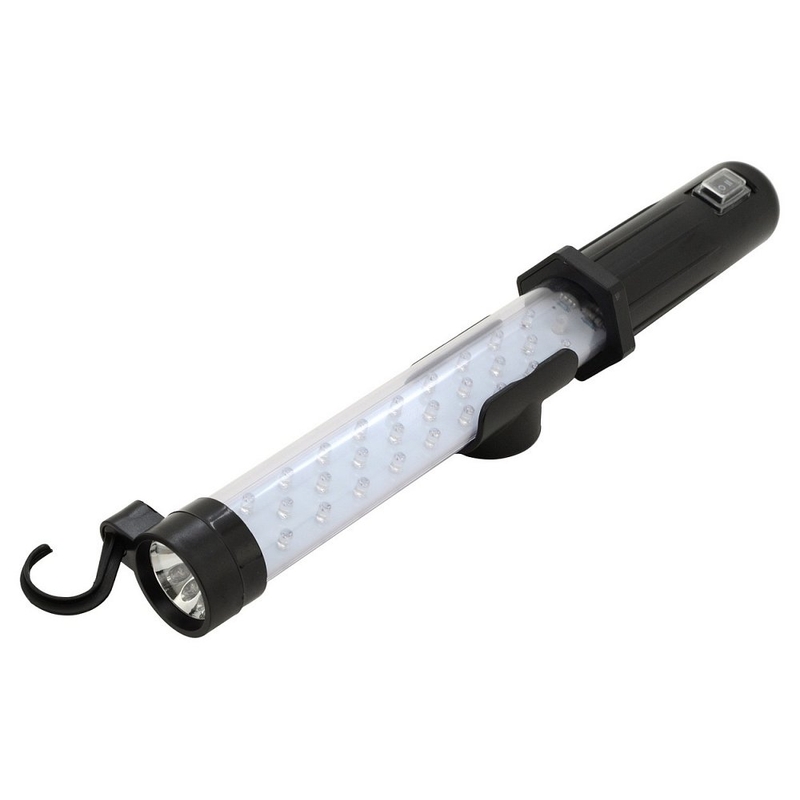 Montažna svjetiljka 27+7LED punjiva 12/220V Li-on 1200mAh