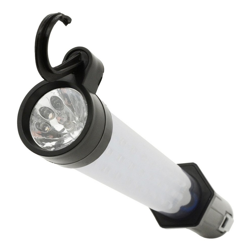 Montažna svjetiljka 27+7LED punjiva 12/220V Li-on 1200mAh