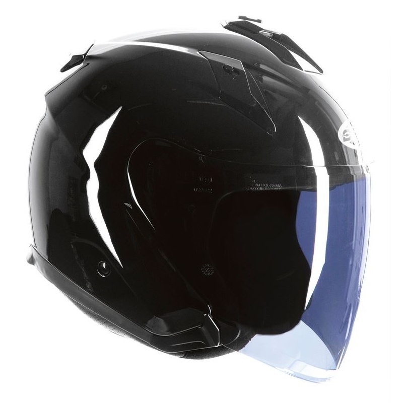 Ozone CT-01 motociklistička kaciga s otvorenim licem crna sjajna rasprodaja