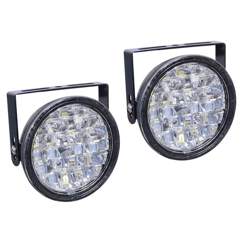 Dnevna svjetla okrugla 18 LED/12V rasprodaja