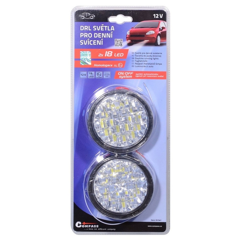 Dnevna svjetla okrugla 18 LED/12V rasprodaja