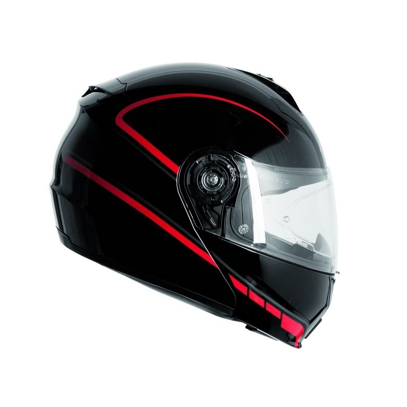 Motoristička kaciga na preklop Ozone FP-01 - crna/crvena + Pinlock rasprodaja