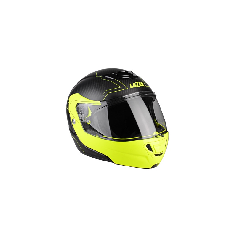 Lazer Monaco Evo - Droid Pure Carbon moto kaciga žuta rasprodaja