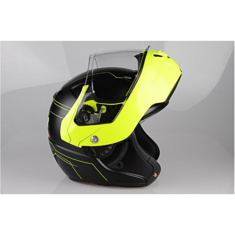 Lazer Monaco Evo - Droid Pure Carbon moto kaciga žuta rasprodaja