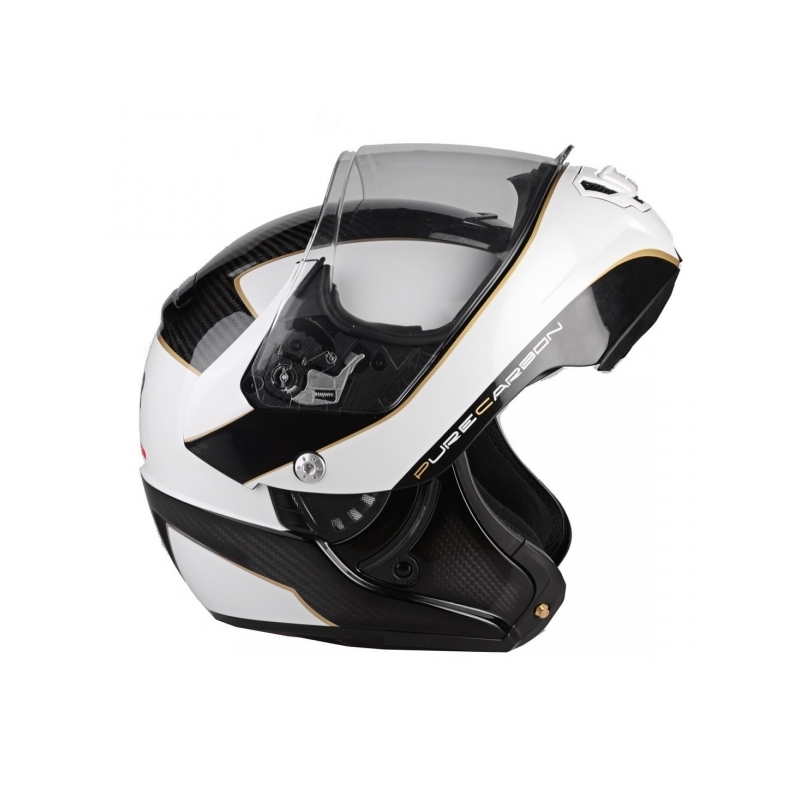 Motociklistička kaciga na preklop Lazer Monaco Evo - Window Pure Carbon