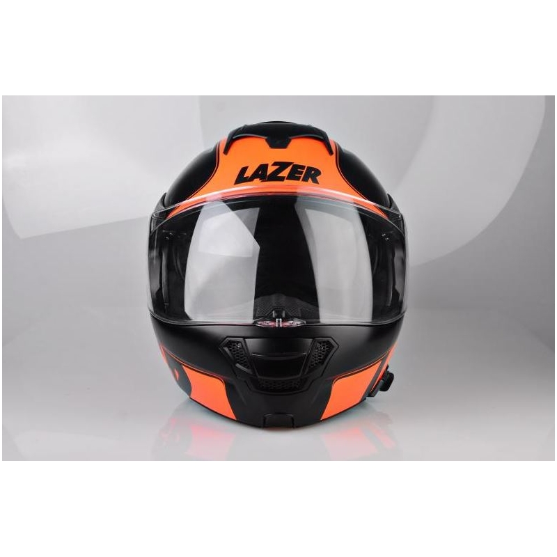 Motoristička kaciga na preklop Lazer Lugano Raccoun narančasta