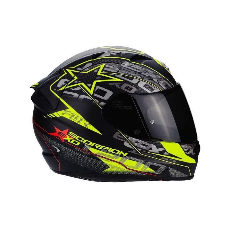 Scorpion EXO-1200 Air Solis kaciga za cijelo lice crna mat-fluo žuta rasprodaja