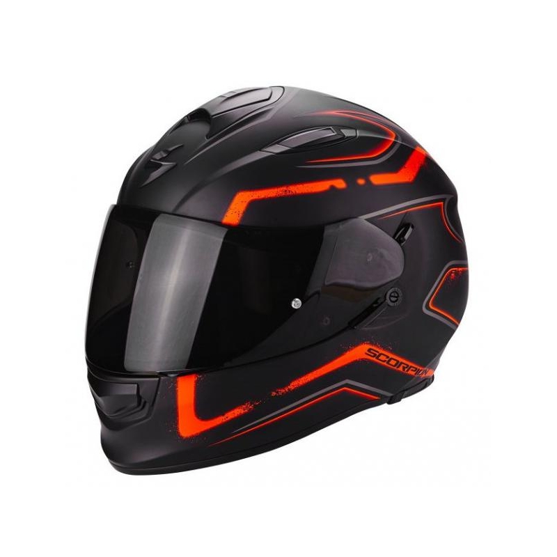Scorpion EXO-510 Air Radium integralna kaciga crno-narančasta