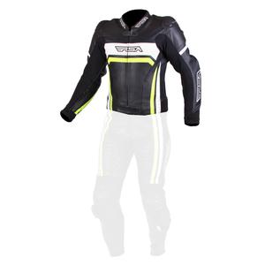 Muška motociklistička jakna RSA Virus Black-White-Fluo Yellow rasprodaja