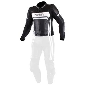 Muške motociklističke jakne RSA Virus Black and White rasprodaja