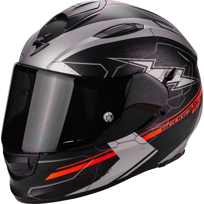 Scorpion EXO-510 Air Cross Black-Silver-Neon Red Integral Helmet rasprodaja