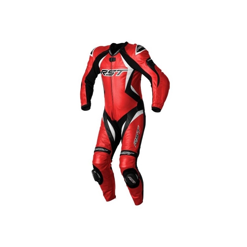 RST Tractech Evo 4 CE jednodijelno motociklističko odijelo crno-bijelo-crveno rasprodaja