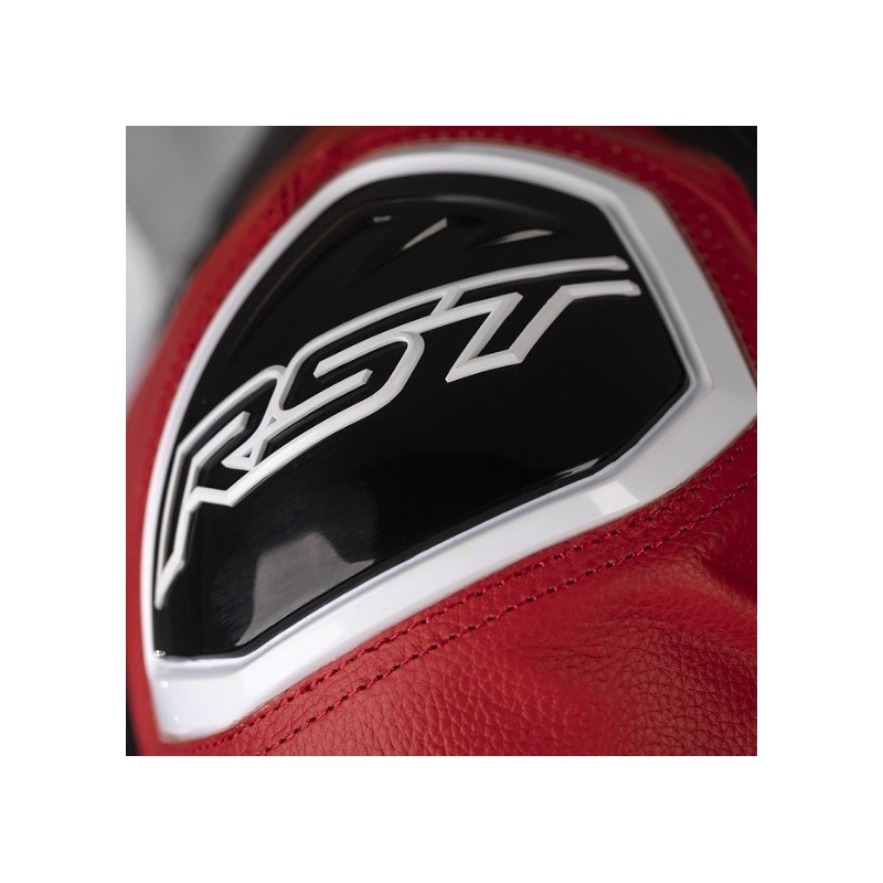 RST Tractech Evo 4 CE jednodijelno motociklističko odijelo crno-bijelo-crveno rasprodaja