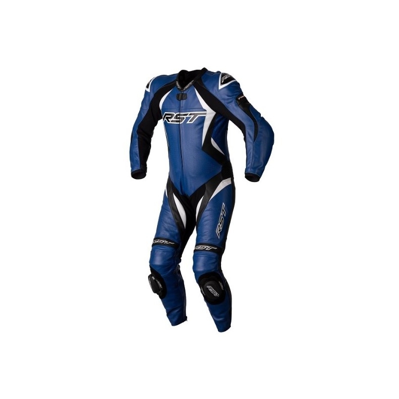 RST Tractech Evo 4 CE jednodijelno motociklističko odijelo crno-bijelo-plava rasprodaja