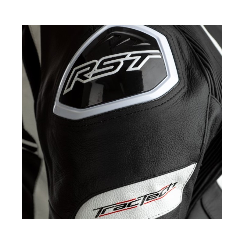 RST Tractech Evo 4 CE jednodijelno motociklističko odijelo crno-bijelo-zeleno rasprodaja