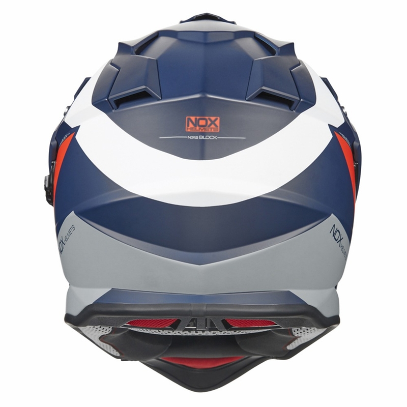 Enduro kaciga NOX N312 BLOCK 2022 sivo-bijelo-crveno-plava
