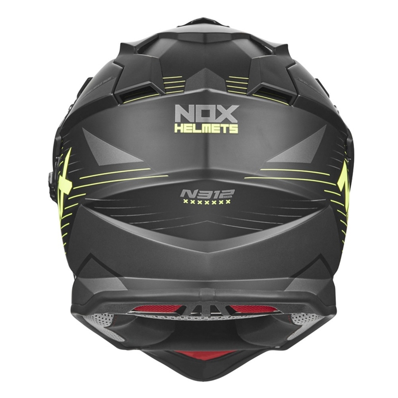 Enduro kaciga NOX N312 EXTEND 2022 crno-fluo žuta