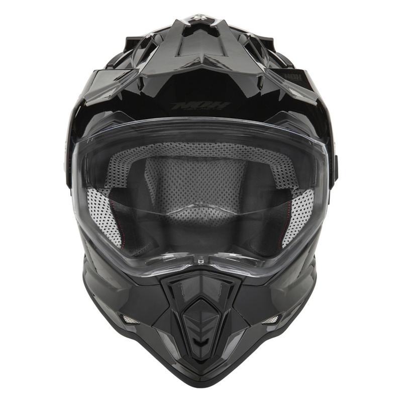Enduro kaciga NOX N312 crna sjajna