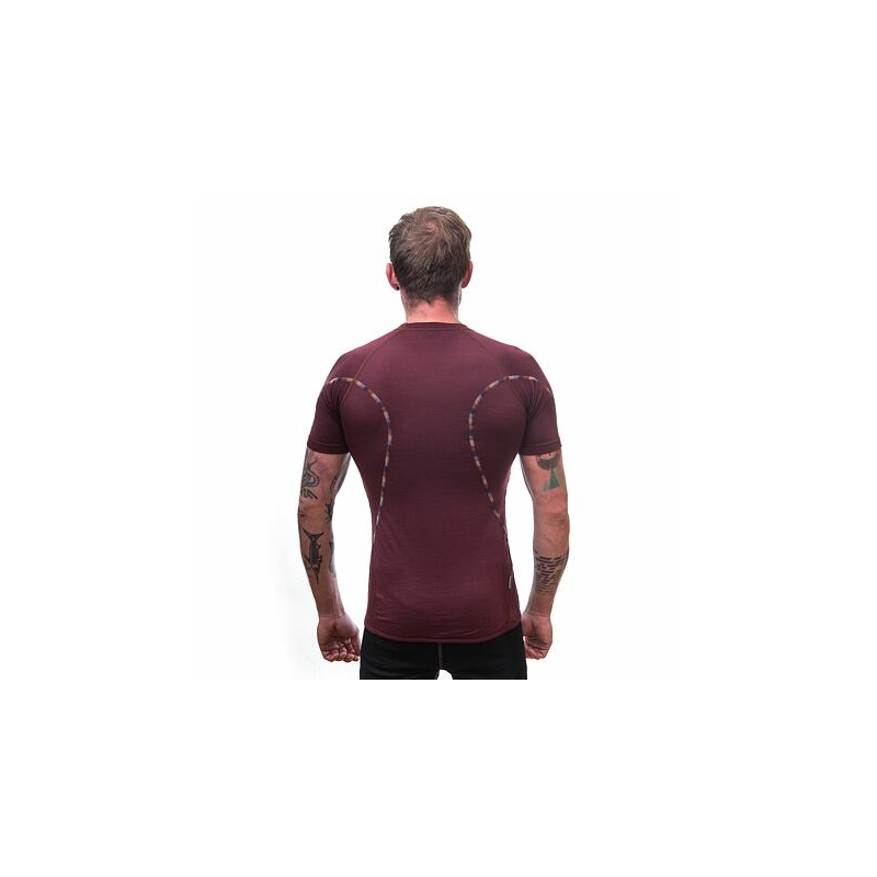 Muške Sensor Merino Air majice bordo rasprodaja