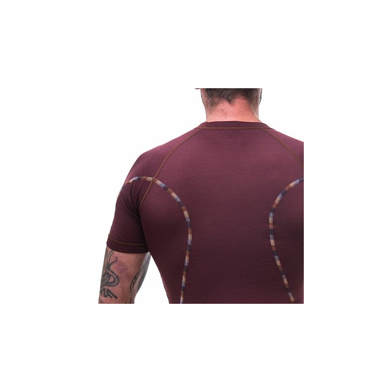 Muške Sensor Merino Air majice bordo rasprodaja